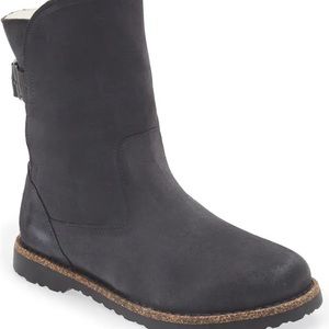 Birkenstock Women's Upsalla Shearling Graphite Fashion Boots Regular Fit